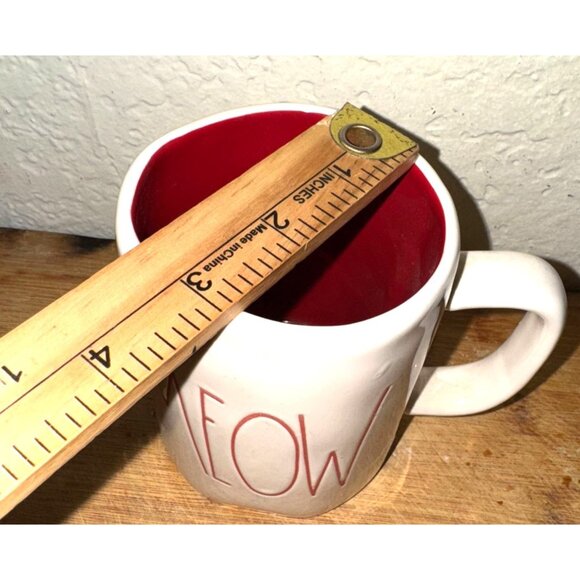 Rae Dunn Artisan Collection Meow Mug Ceramic 12 Oz Dishwasher & Microwave Safe R - Picture 4 of 5